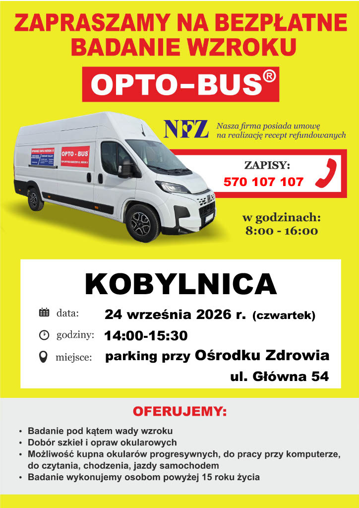 Grafika przedstawia informacje o szczegółach akcji „Badanie wzroku”, o treści jak w artykule