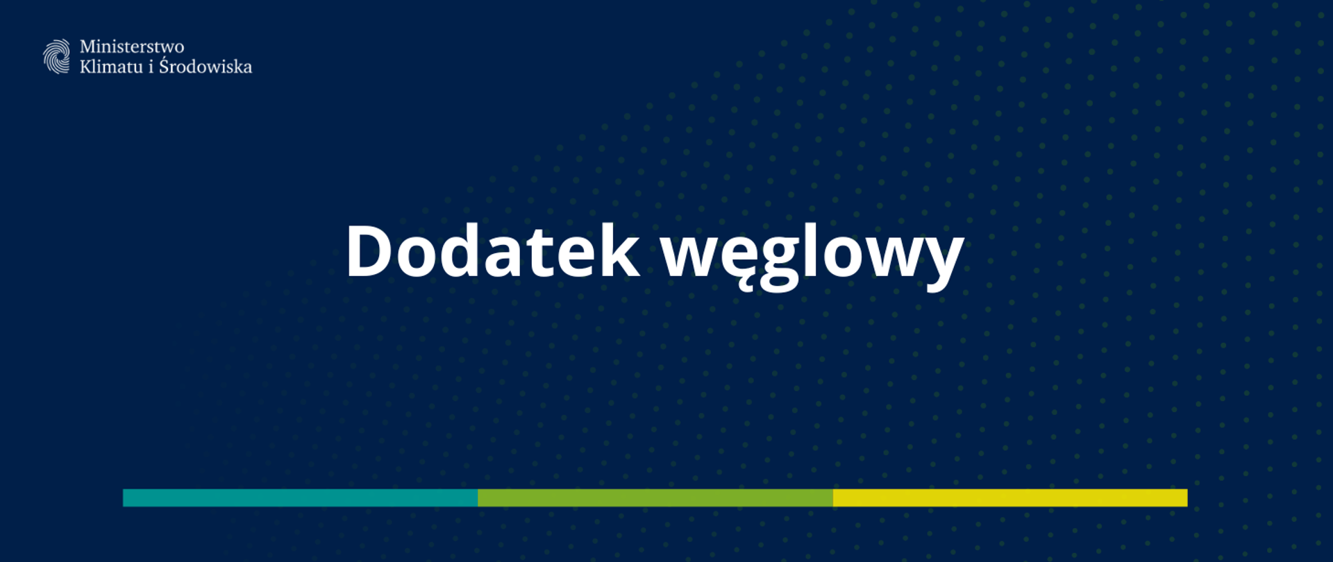 dodatek węglowy logo ministerstwa 