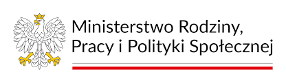 Grafika przedstawia Godło Polski z napisem o treści: Ministerstwo Rodziny, Pracy i Polityki Społecznej